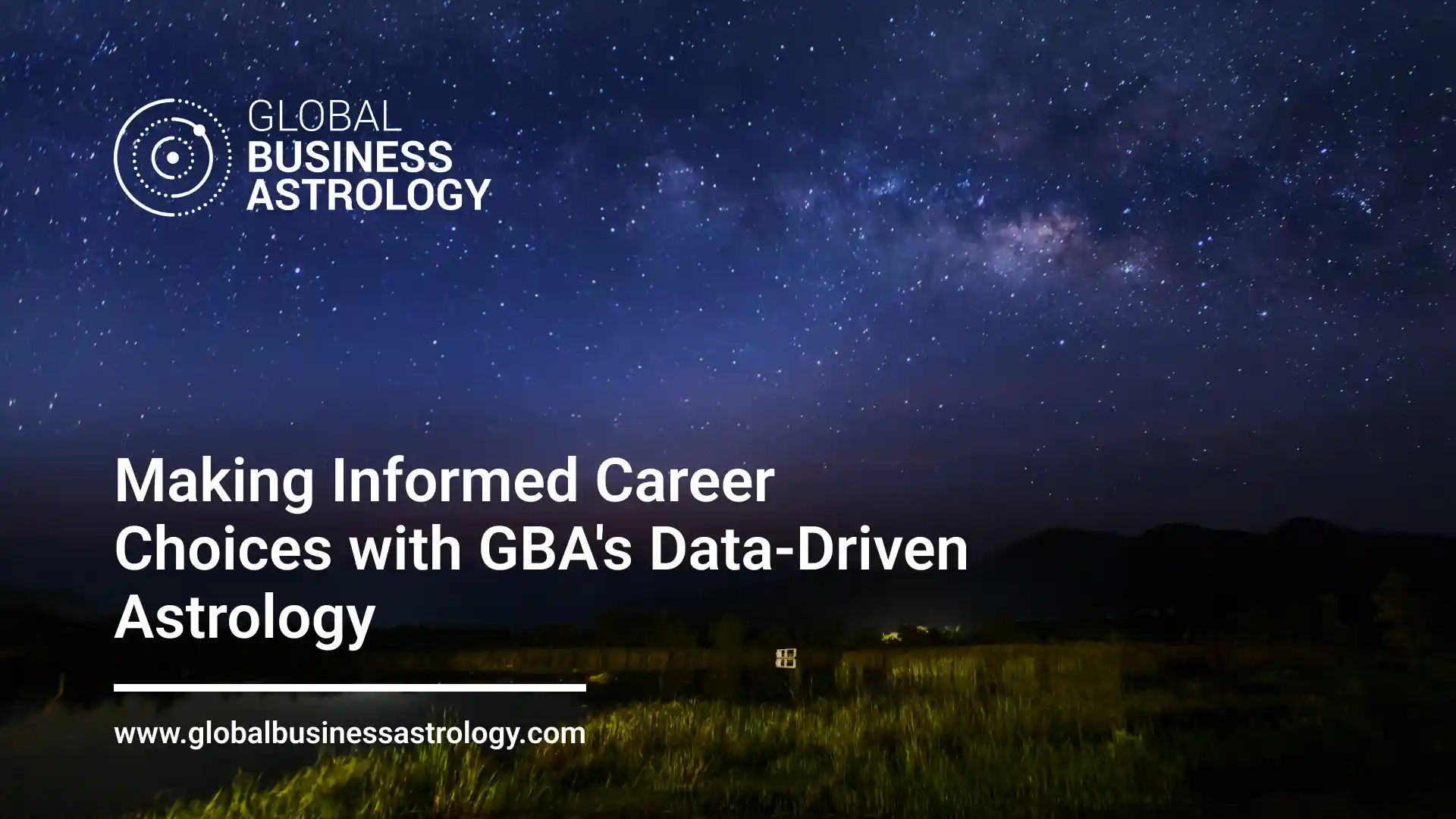 Making Informed Career Choices with GBA's Data-Driven Astrology